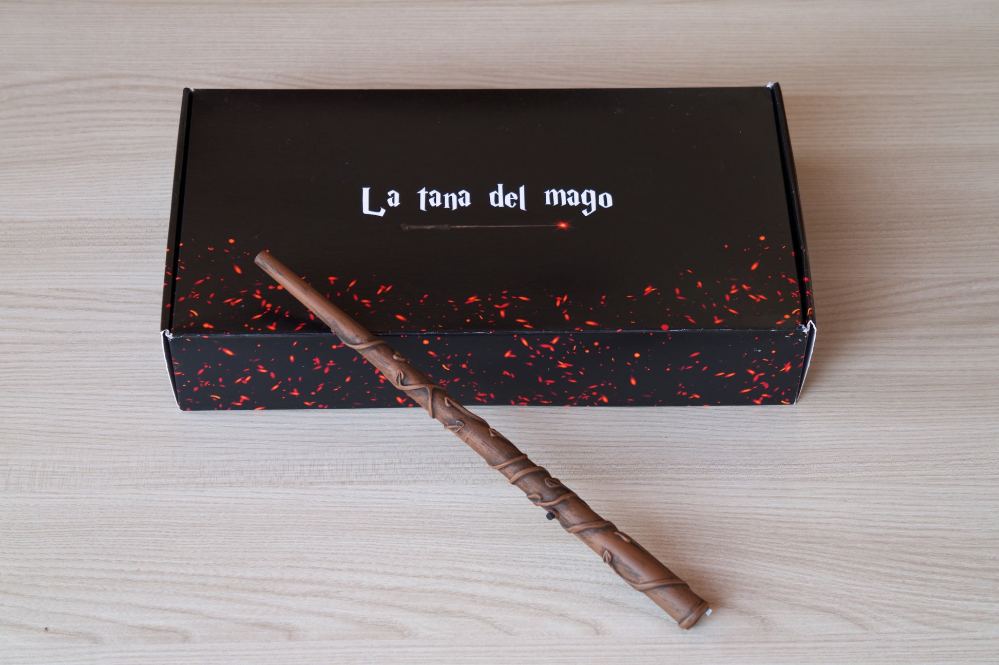 Bacchetta magica incendio con incisione ✍️