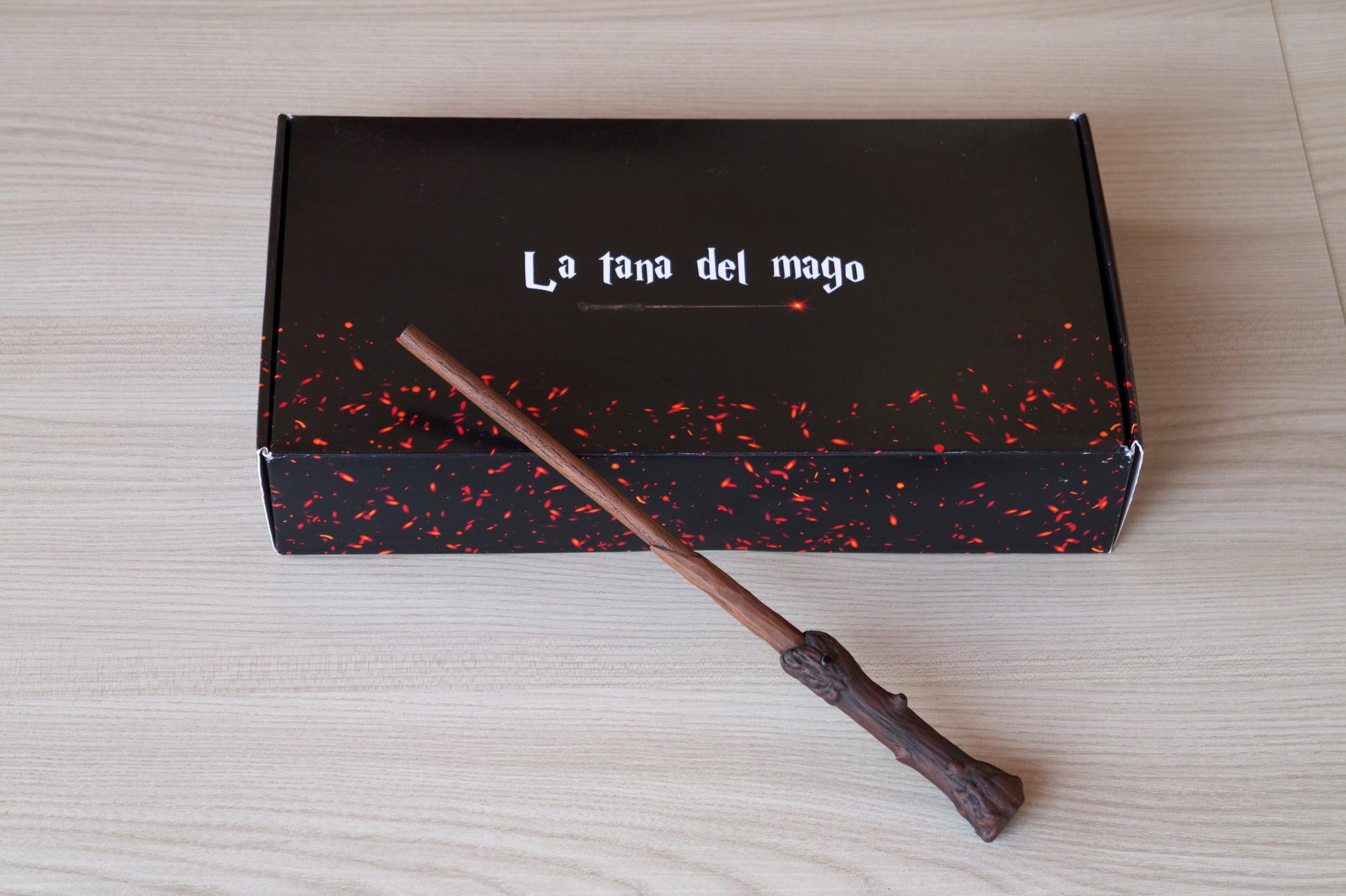 Bacchetta magica incendio con incisione ✍️